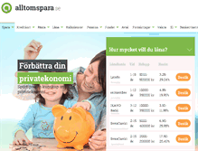 Tablet Screenshot of alltomspara.se